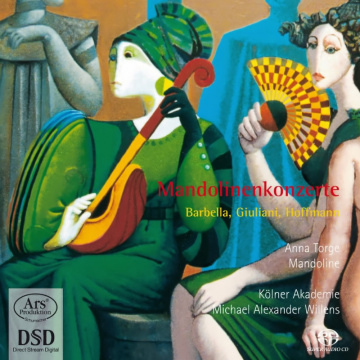 CD Cover: Anna Torge Mandolinenkonzerte Kölner Akademie, Michael Alexander Willens