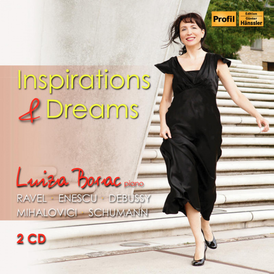 Luiza Borac CD „Inspirations & Dreams“ CD Cover - THS Studio