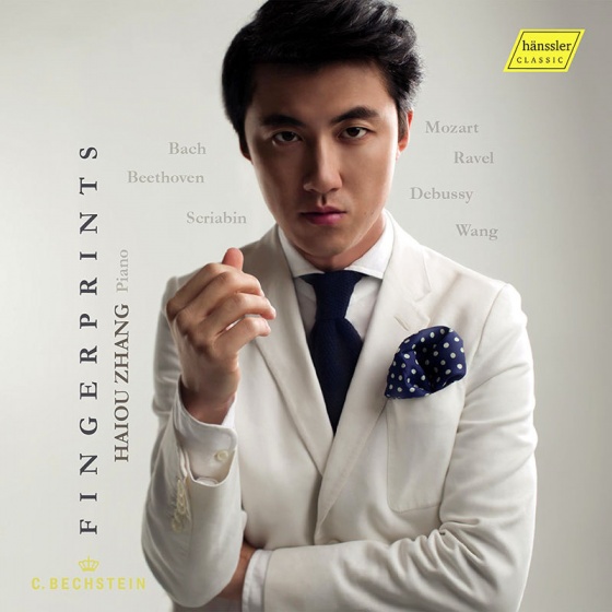 Haiou Zhang Fingerprints CD Cover -  THS Studio