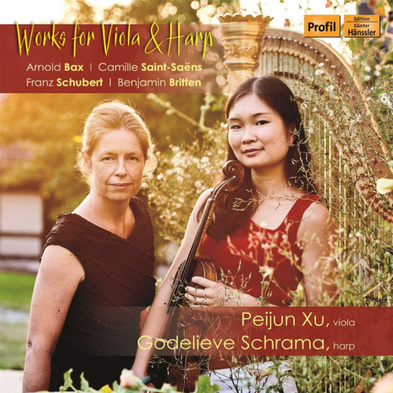 Peijun Xu & Godelieve Schrama: Works for Viola & Harp CD Cover front